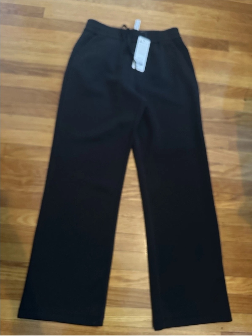 Women's yoga Black Straight-Leg Pants